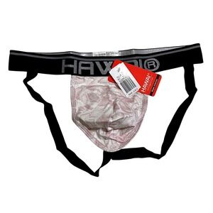 Hawai‎ Jockstrap Snakeskin Print Pink Size XL (32-34) NWT
